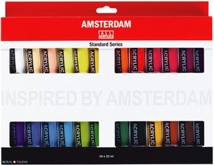 optocht Gedragen Vermaken Acrylverfset Royal Talens Amsterdam 24 tubes bij Easy4Office